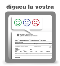 Descarregueu el formulari de suggeriment/agra�ment/queixa